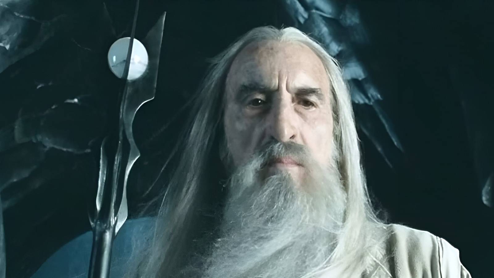 Saruman at Isengard in The Lord of the Rings