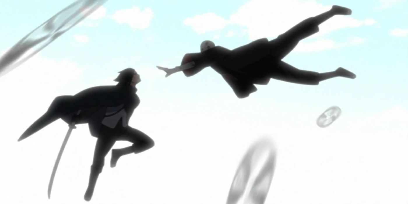 Sasuke Fights Shin Uchiha