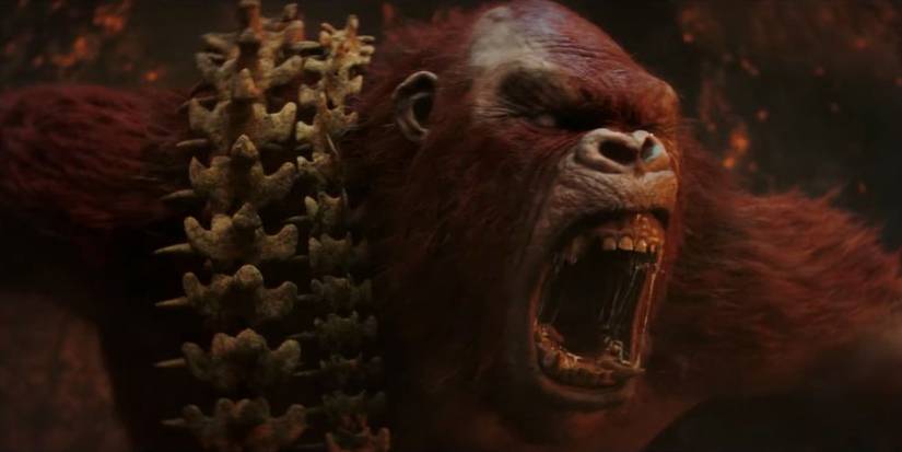 Scar King roaring at Kong.