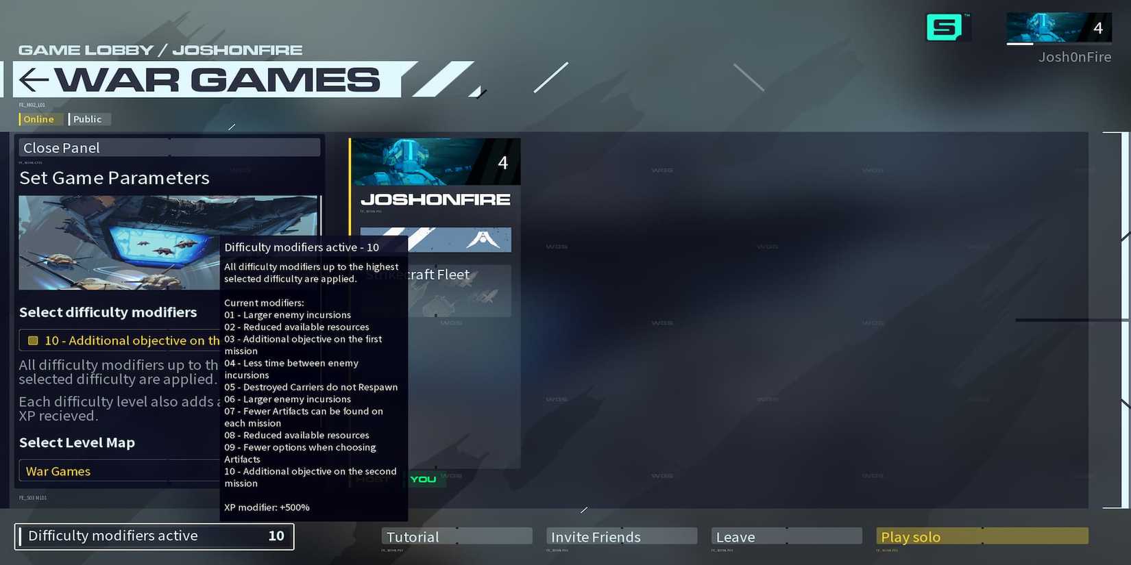 The Difficulty Modifier In War Games