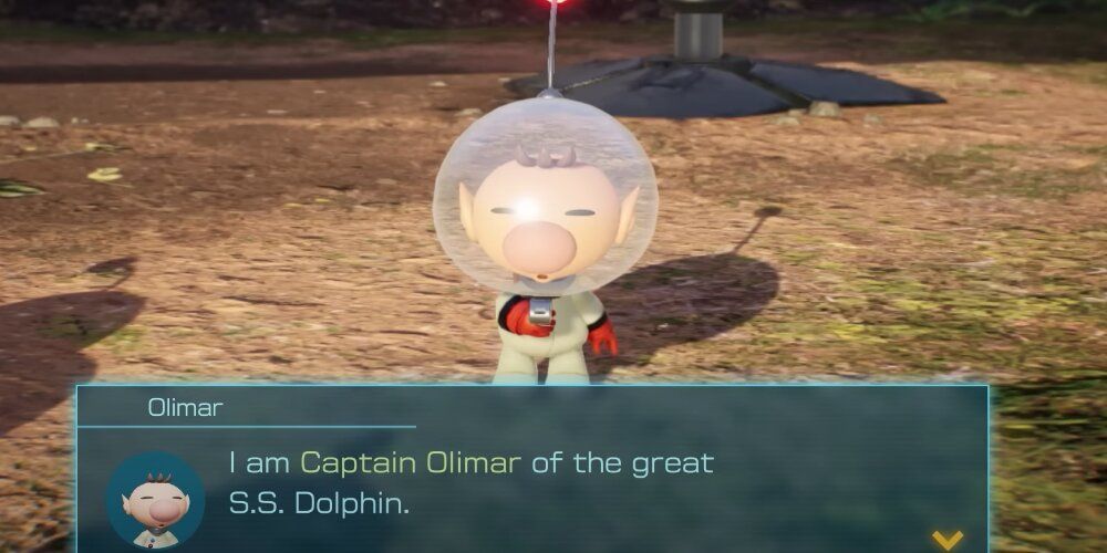 Olimar introducing himself 