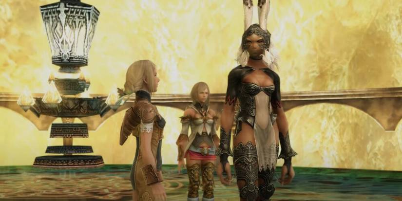 Fran talking to other party members 