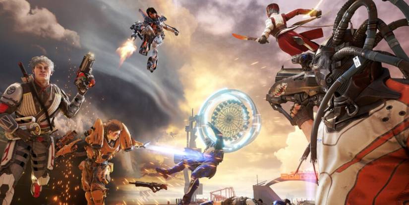 Heroes fighting one another in LawBreakers