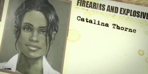 Catalina Thorne picture on a profile card 