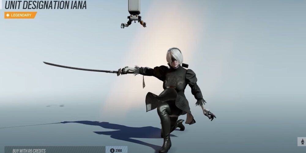 Iana in elite skin with a 2B outfit 