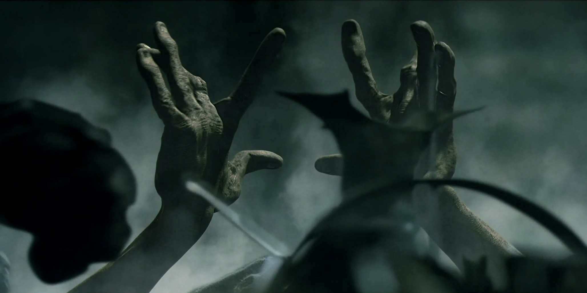 Gollum's hands in the air from LOTR