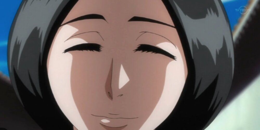 Unohana smiling at the camera 