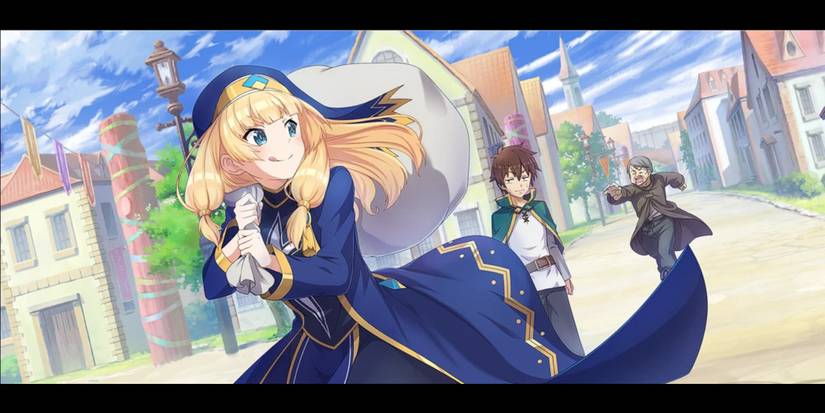 Cecily from Konosuba Steals Bread