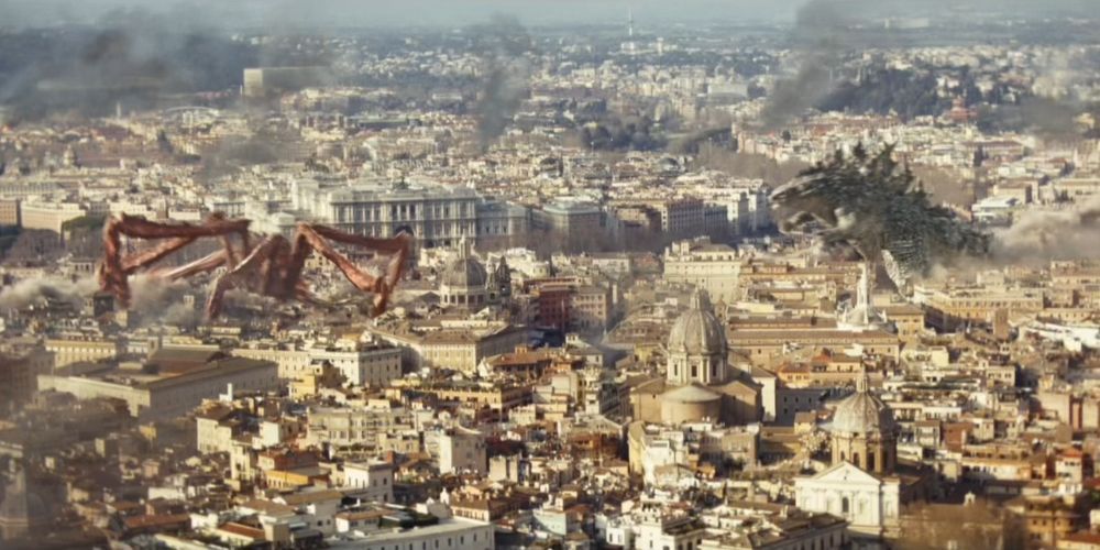 Scylla faces Godzilla in Rome.