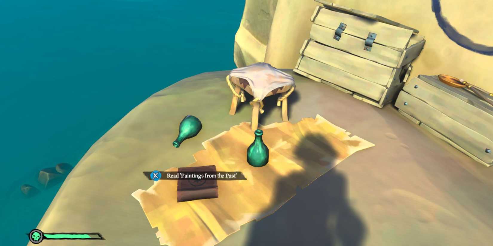 Sea of Thieves paintings from the past secret journal location maiden voyage tutorial