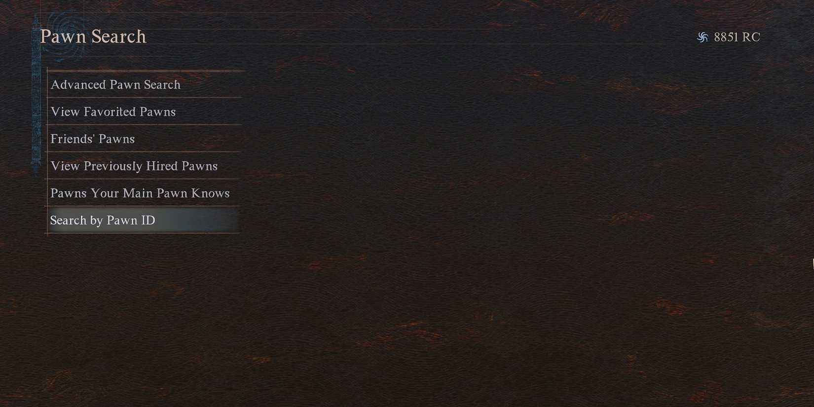 search by pawn id in dd2