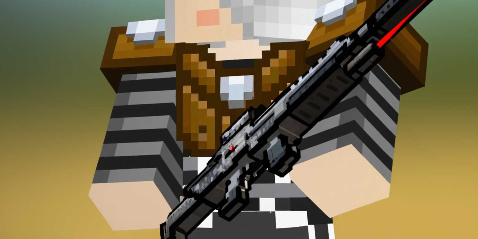 Secret Forces Rifle Primary Weapon Pixel Gun 3D