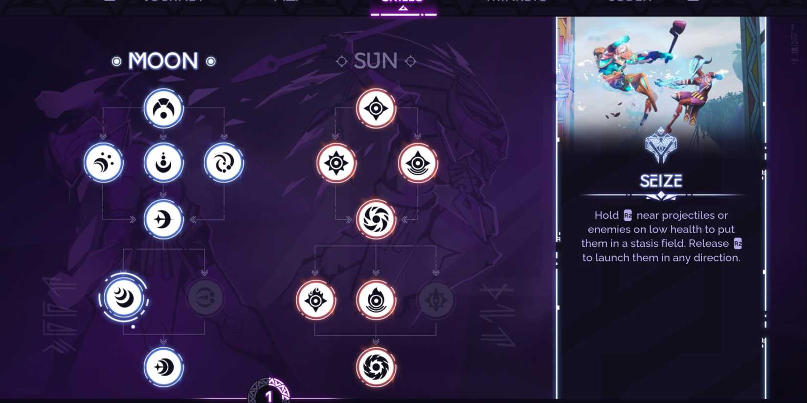 Seize in Tales of Kenzera