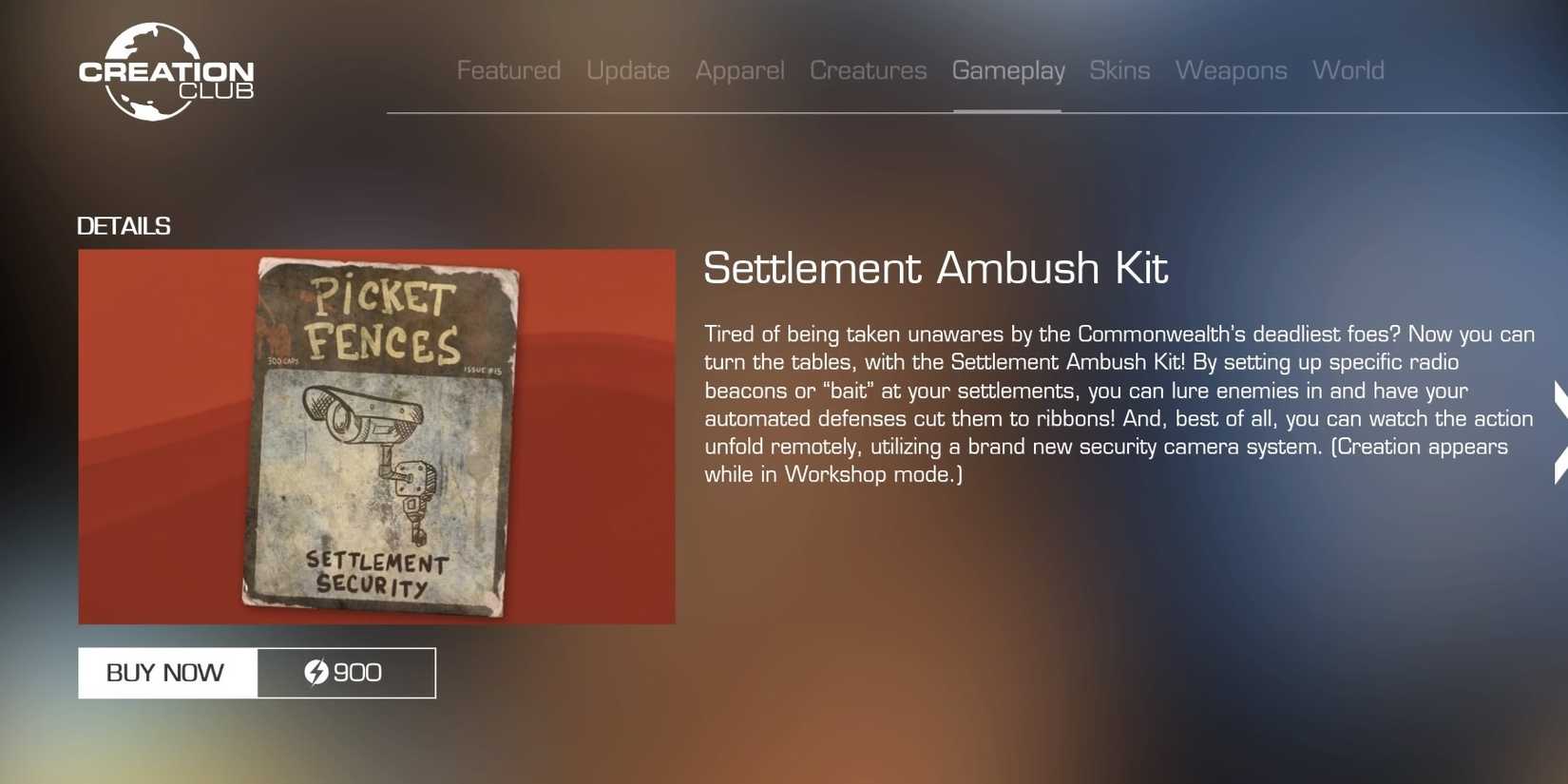 Settlement Ambush Kit Creation Club Image Fallout 4 