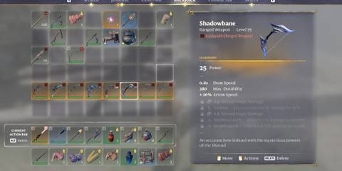 Shadowbane Bow In Enshrouded