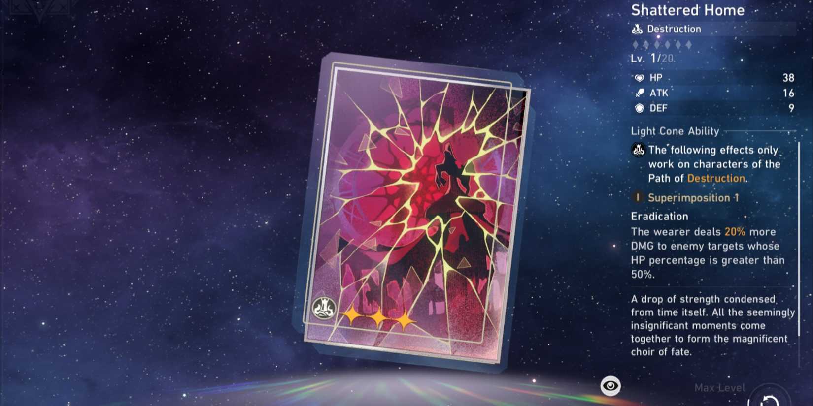 Shattered Home Light Cone Honkai Star Rail-1