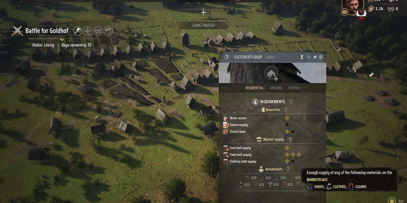 shoes cloaks clothes manor lords