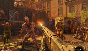 Shooting zombies in Dying Light 2