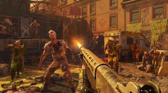 Shooting zombies in Dying Light 2