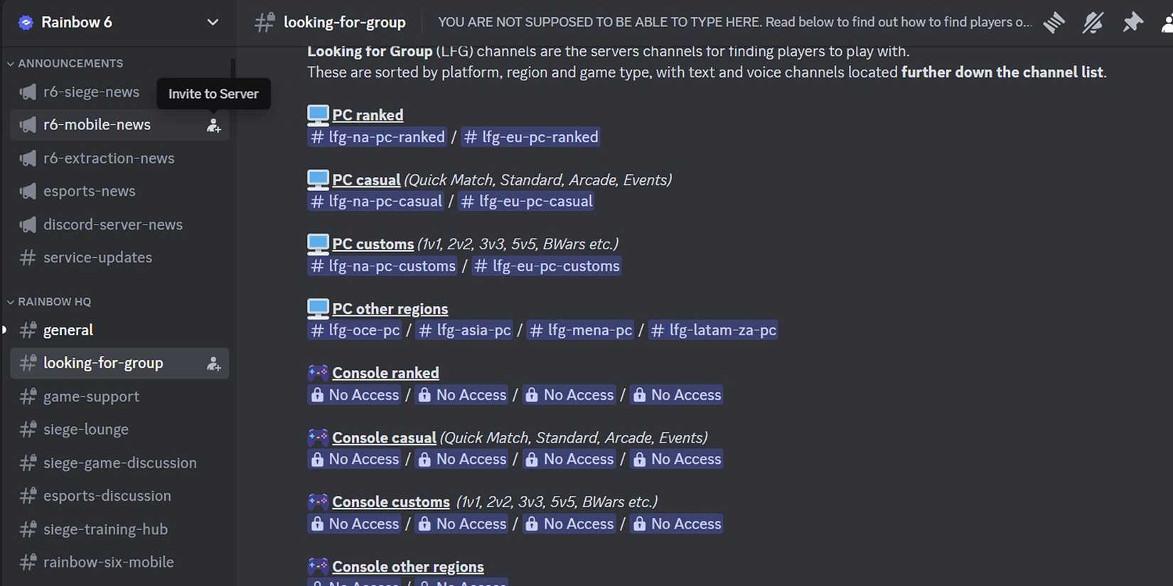siege lft in discord