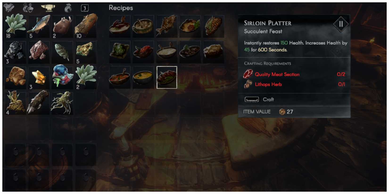 No Rest For The Wicked - Sirloin Platter Recipe