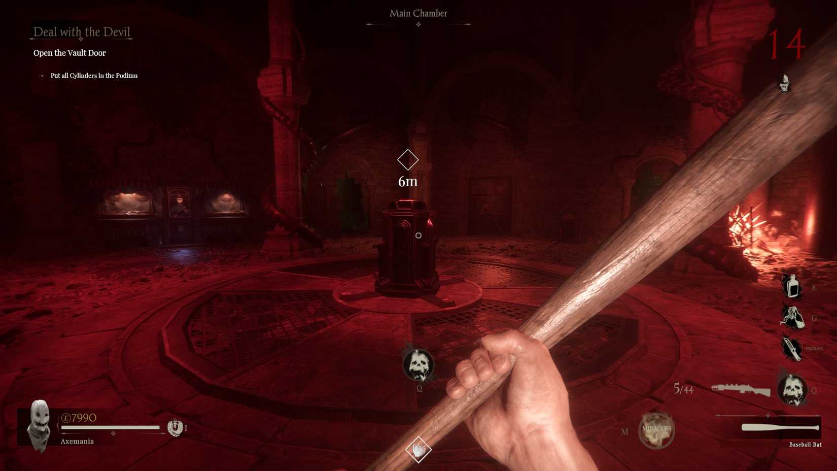 The pedestal in Lavernock in Sker Ritual