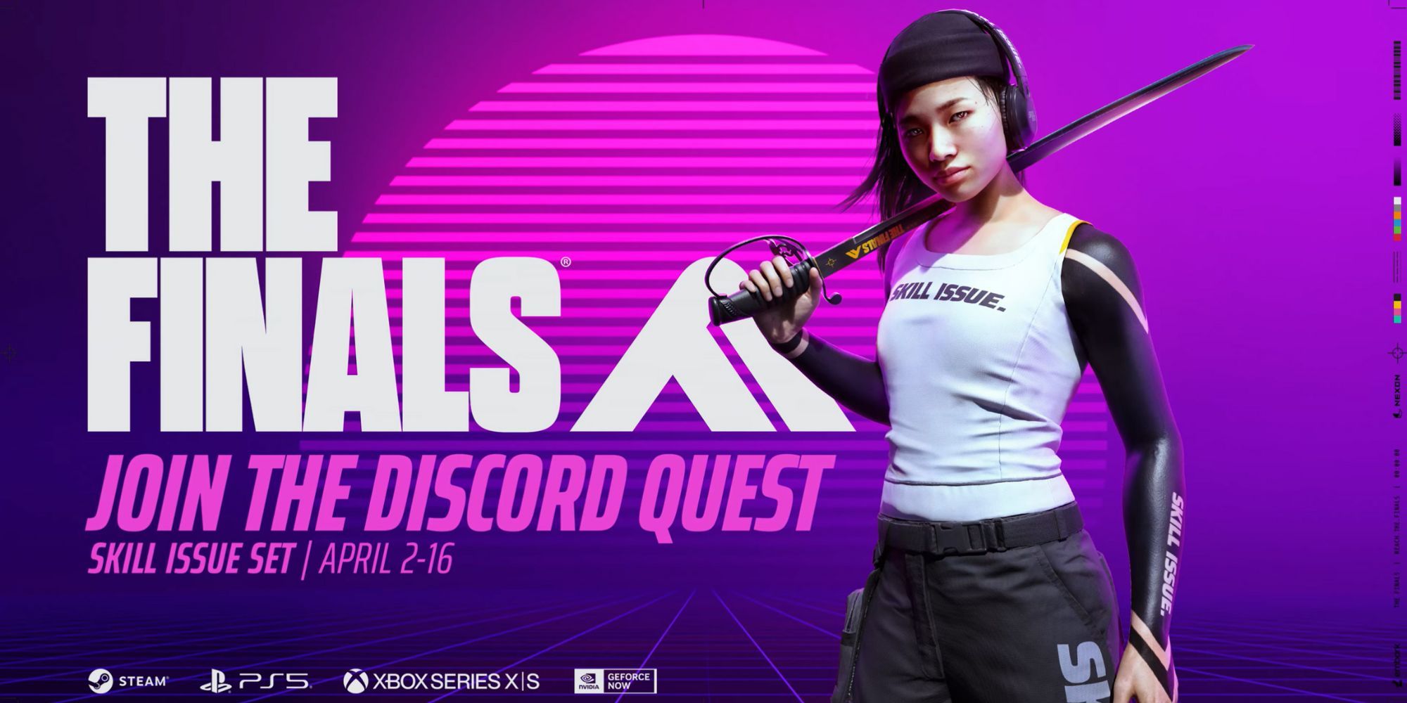 Skill Issue bundle via The Finals redeem code in Discord Quest 