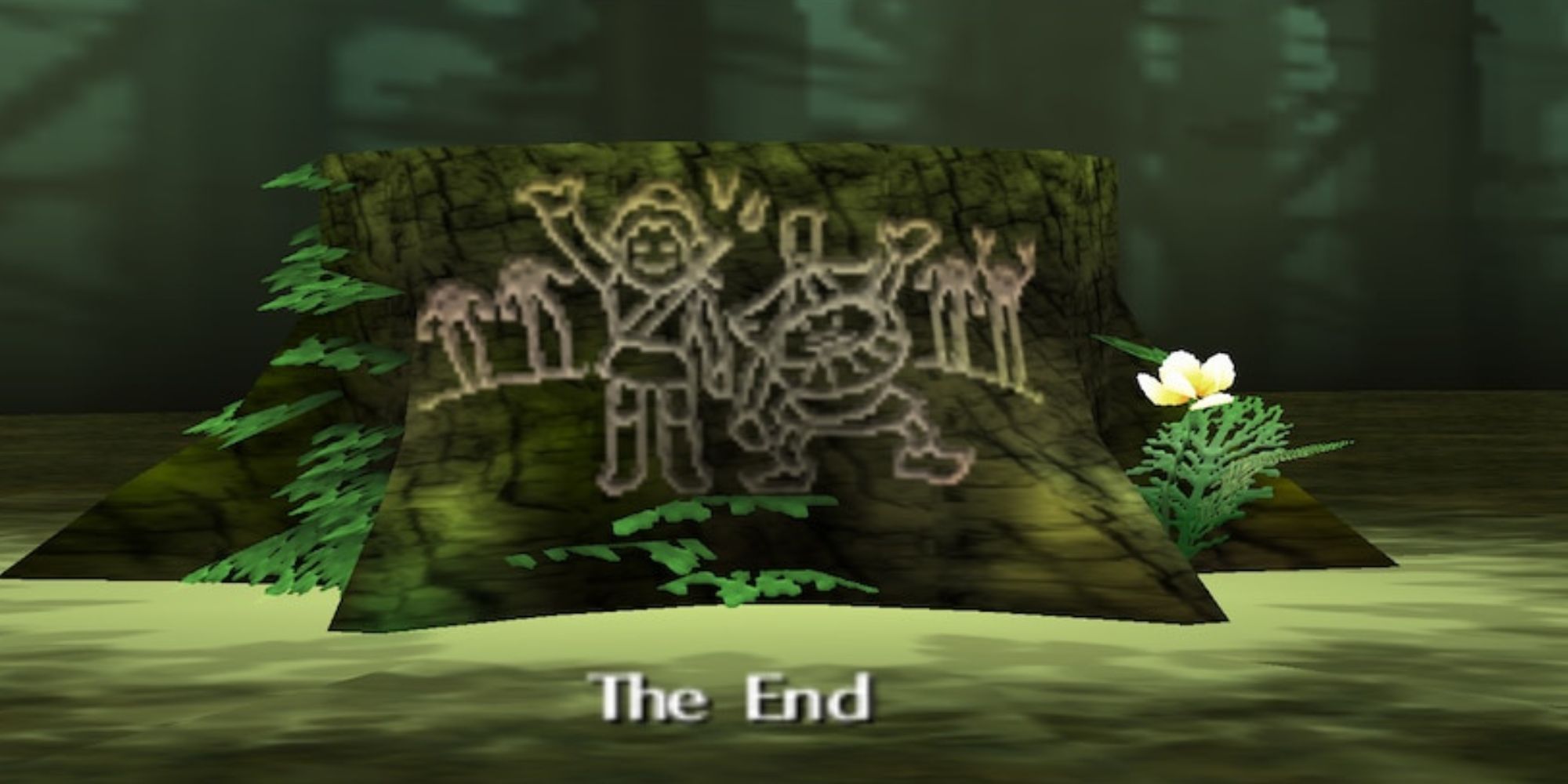 Skull Kid's drawing after the game's credits.