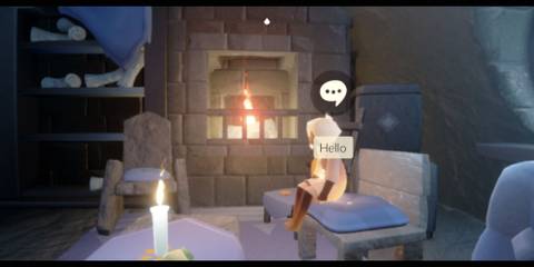 Sky Children sitting chatting saying hello