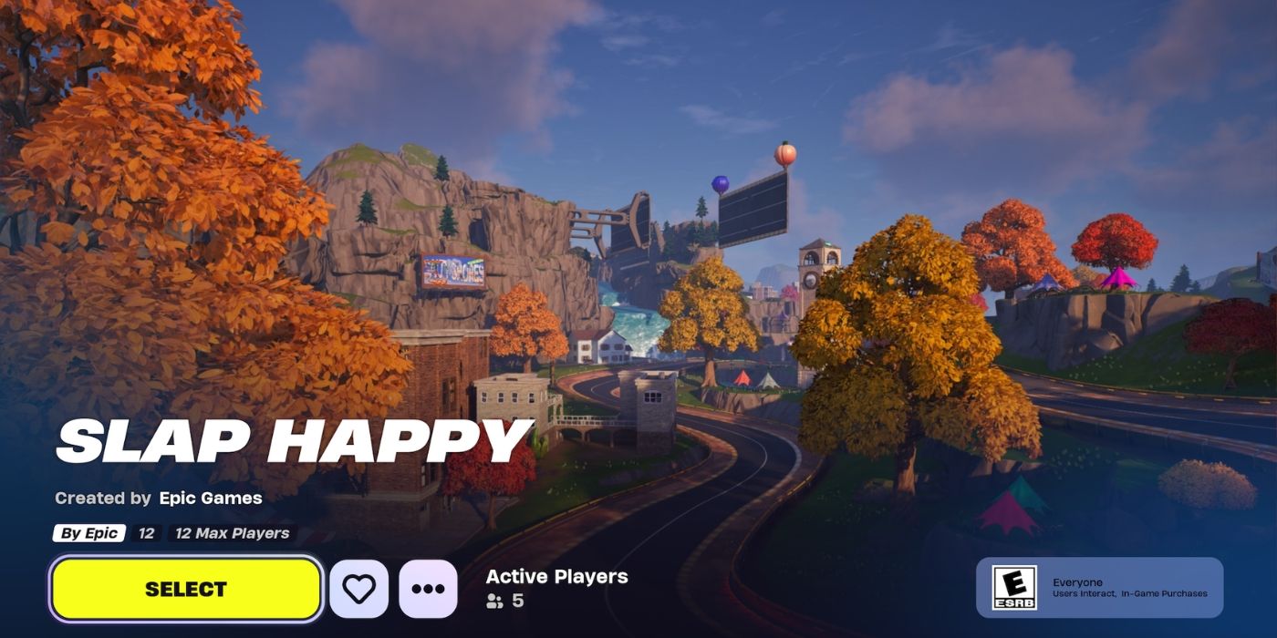 Slap Happy Map Neon Rush Fortnite
