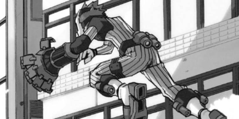 Slugger tries to help Bakugo in the manga.