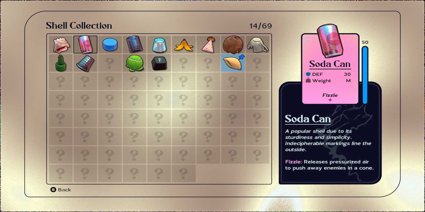 Soda Can shell in Another Crab's Treasure