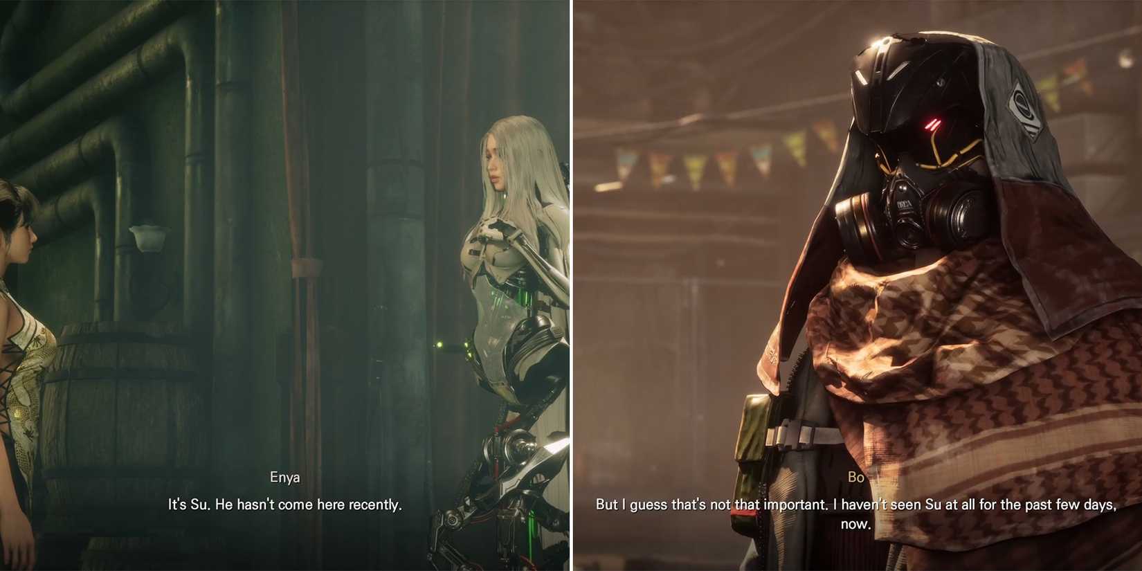 speak with enya and bo in stellar blade