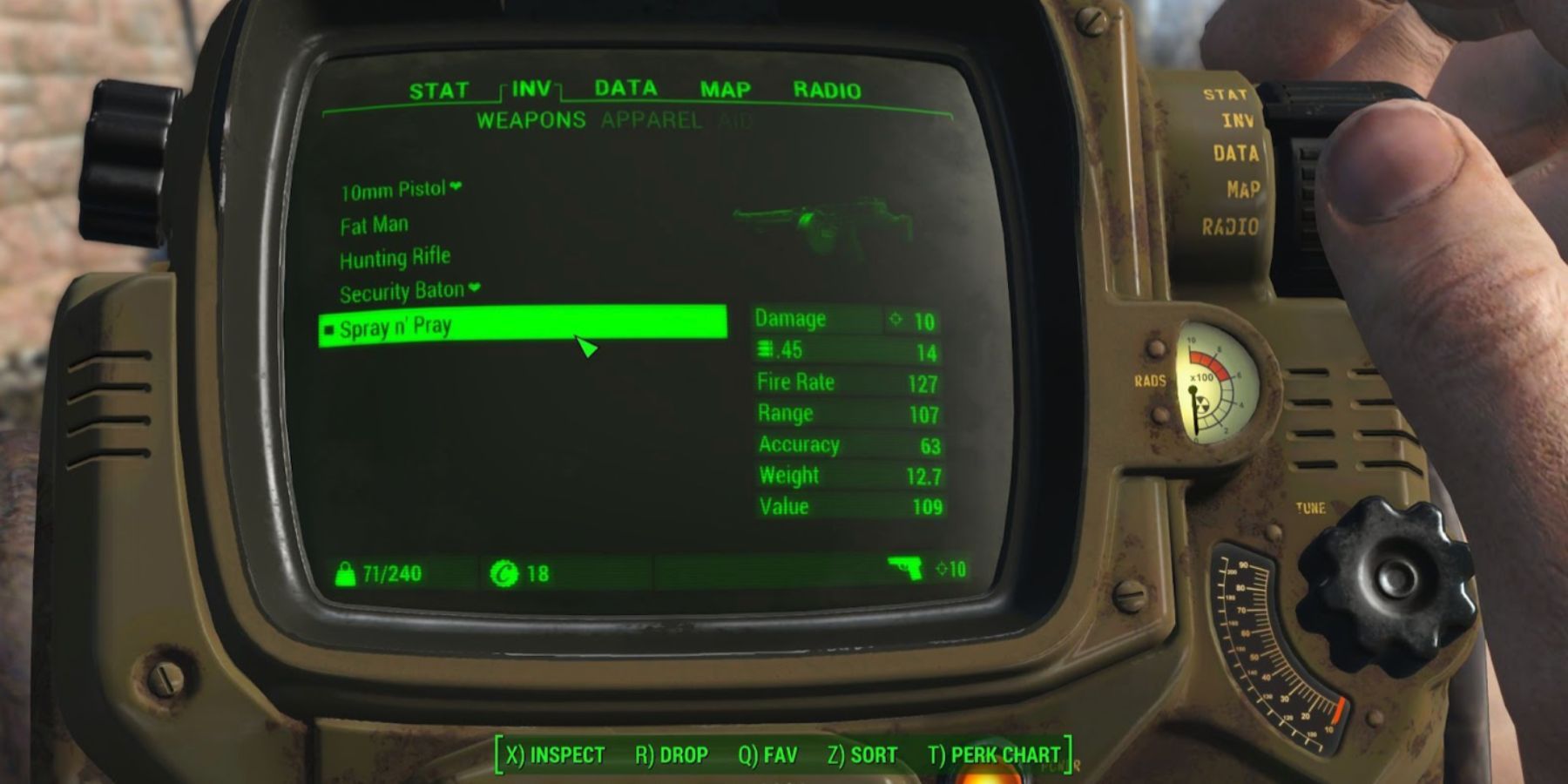 Spray and Pray in Fallout 4