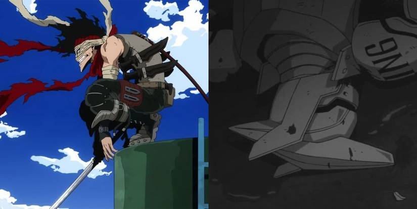 Stain and the hero he almost killed, Ingenium.