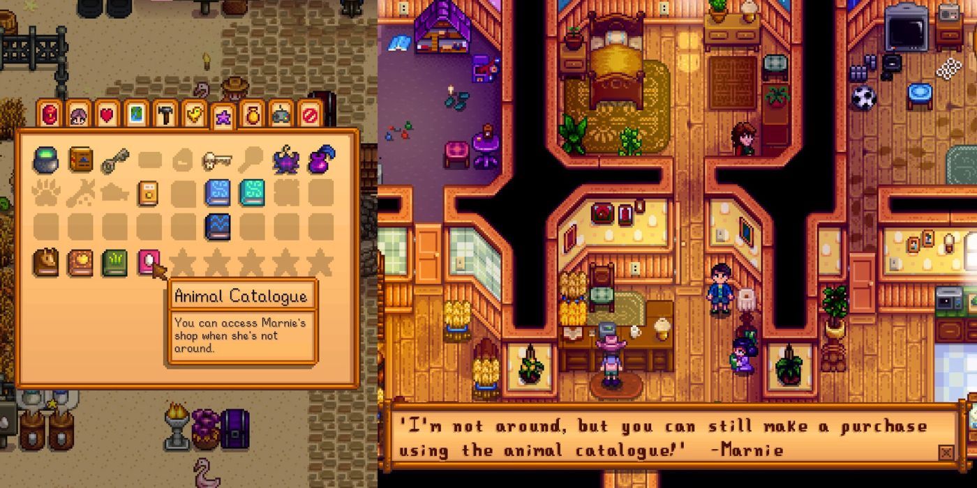 Stardew Valley Animal Catelogue