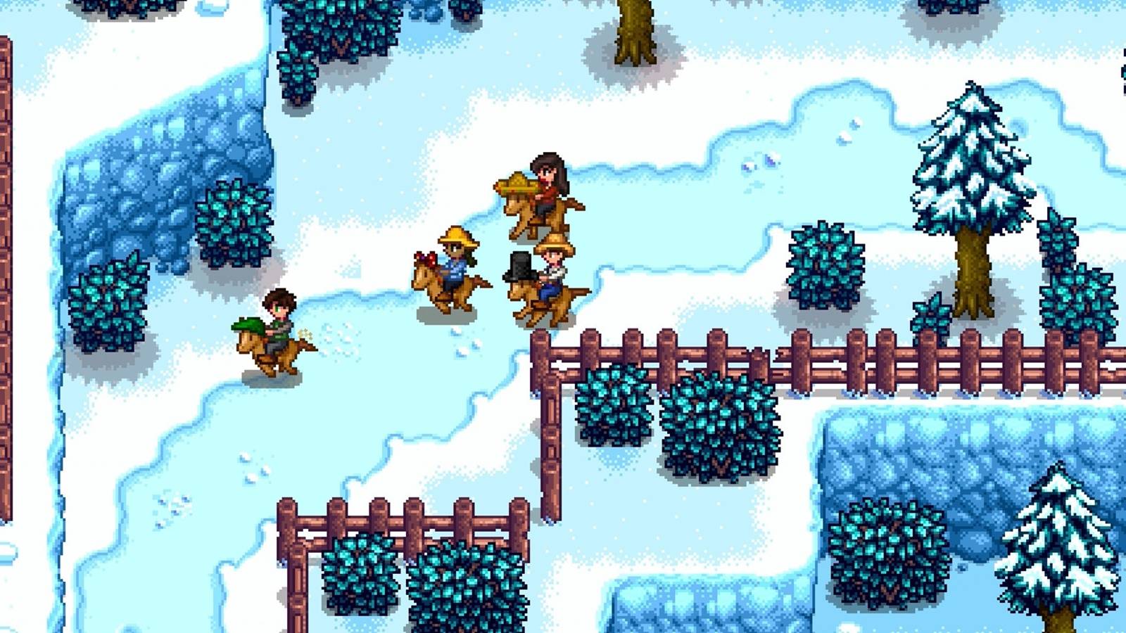stardew valley snow horses