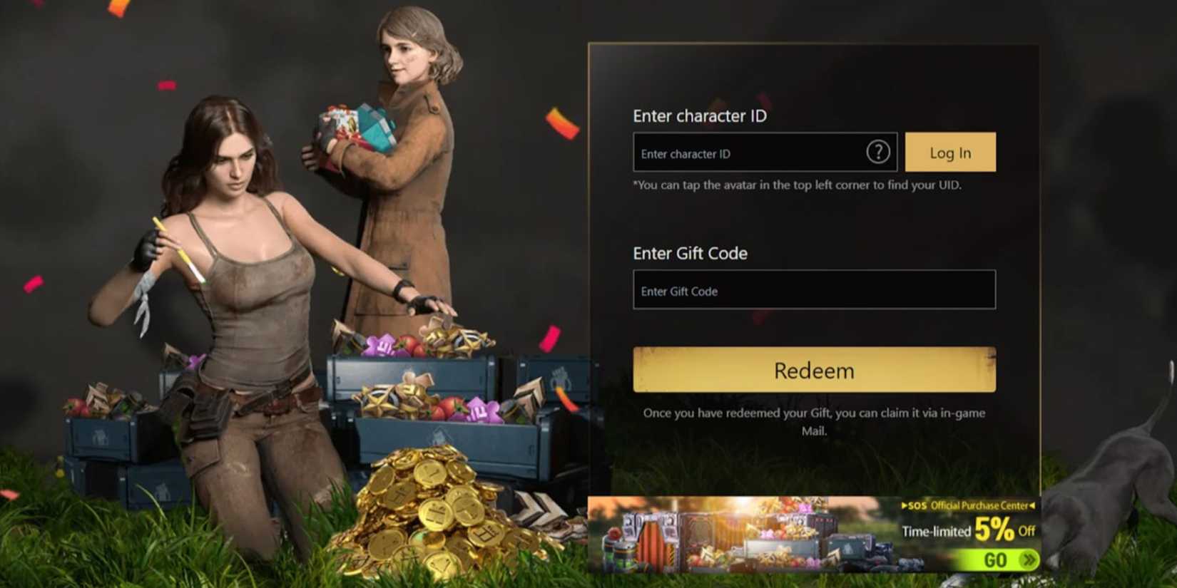 State of Survival the codes tab