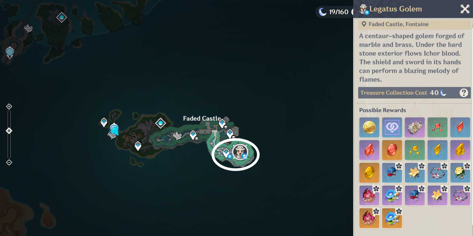 statue of marble and brass location in genshin impact