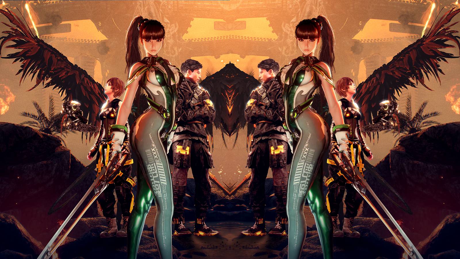 Stellar Blade's EVE mirrored