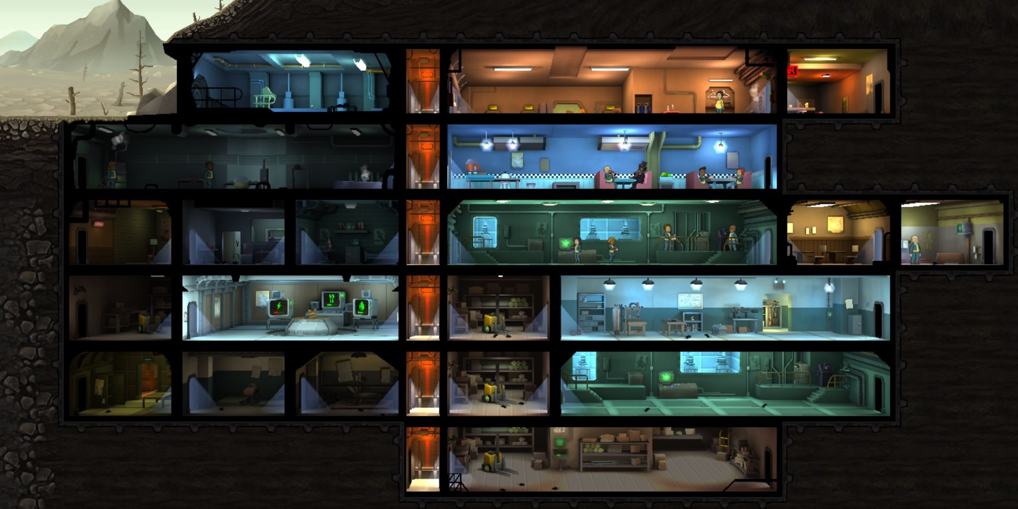 Storage Base In Fallout Shelter