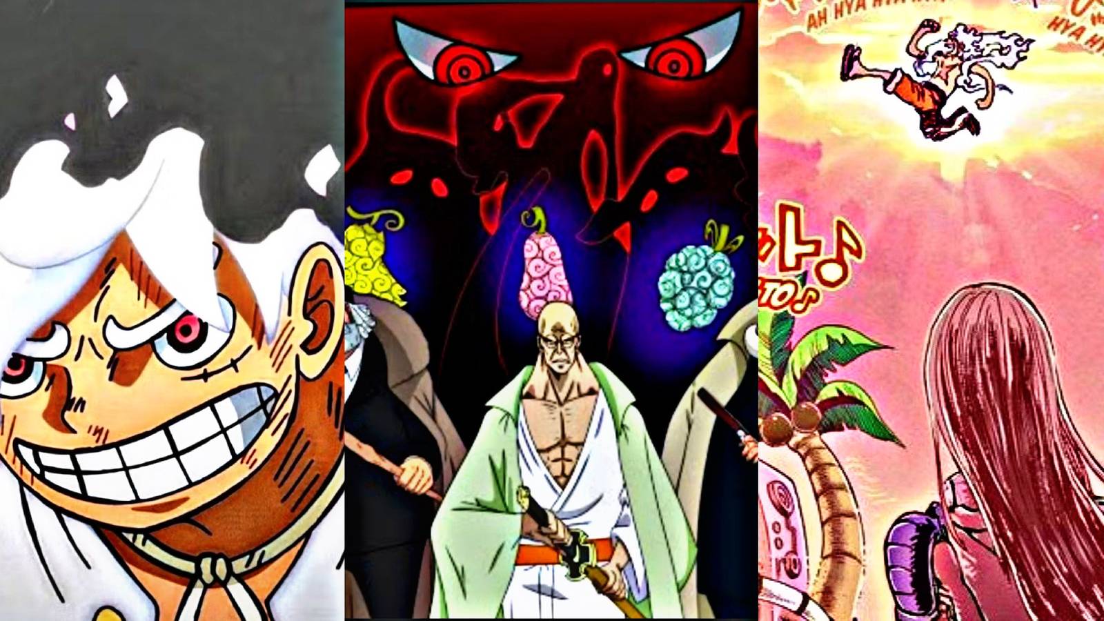 straw hat pirates escape egghead from five elders gorosei one piece-1