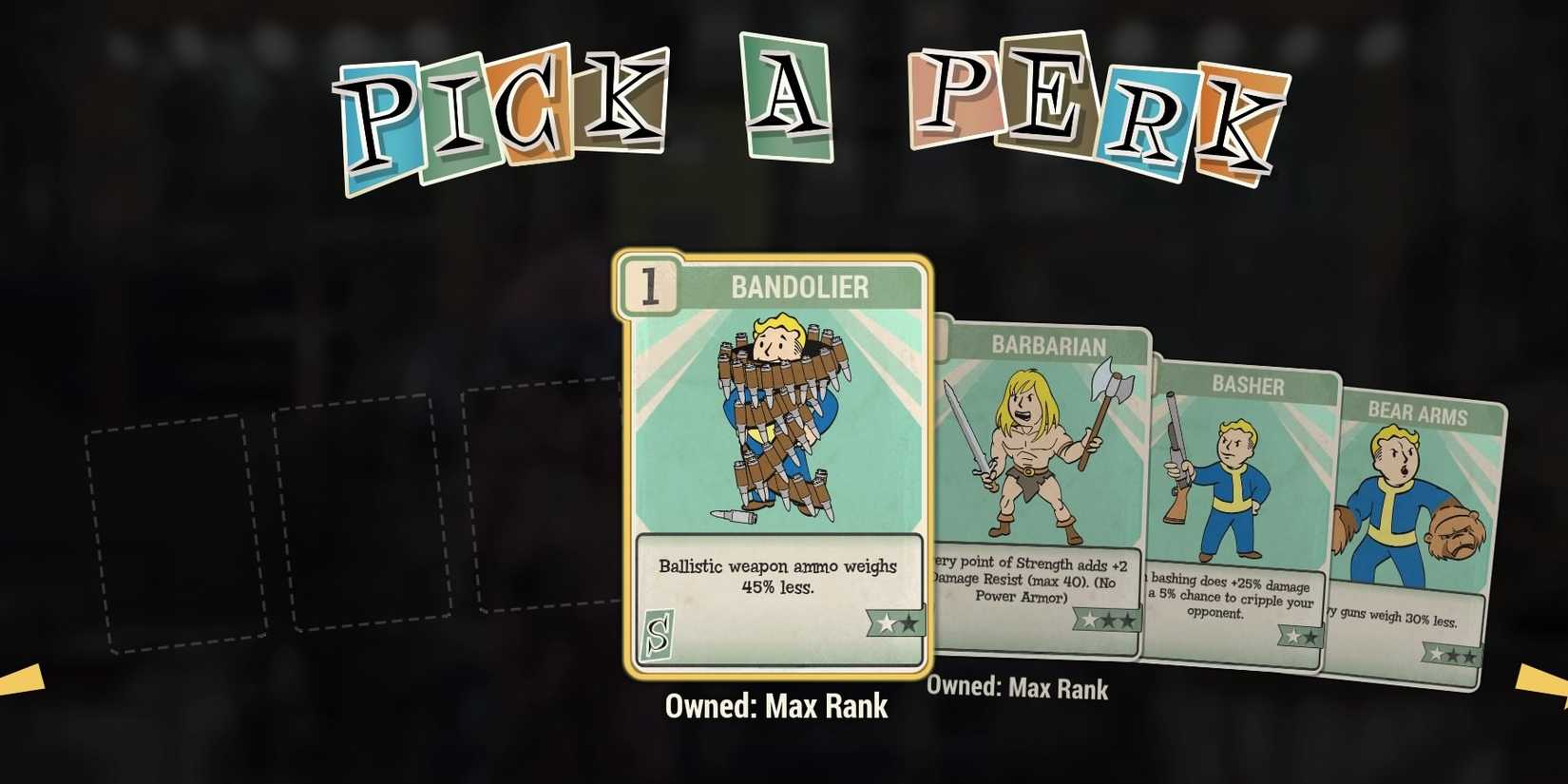 Strength Perks in Fallout 76