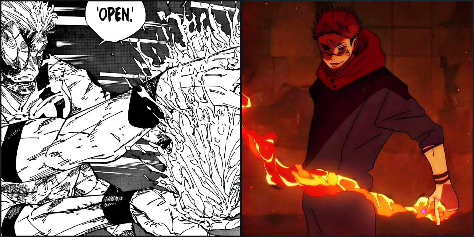 Sukuna Oven Kamino Kamado Flames
