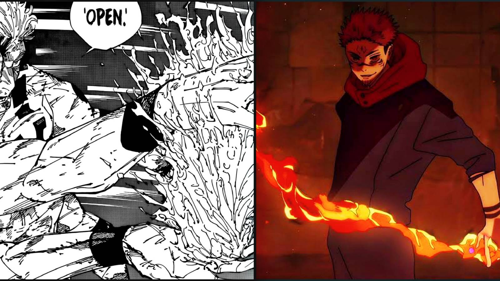 Sukuna Furnace Kamino Kamado Flames