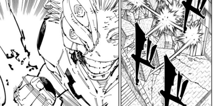 sukuna lands powerful attack jujutsu kaisen jjk 257