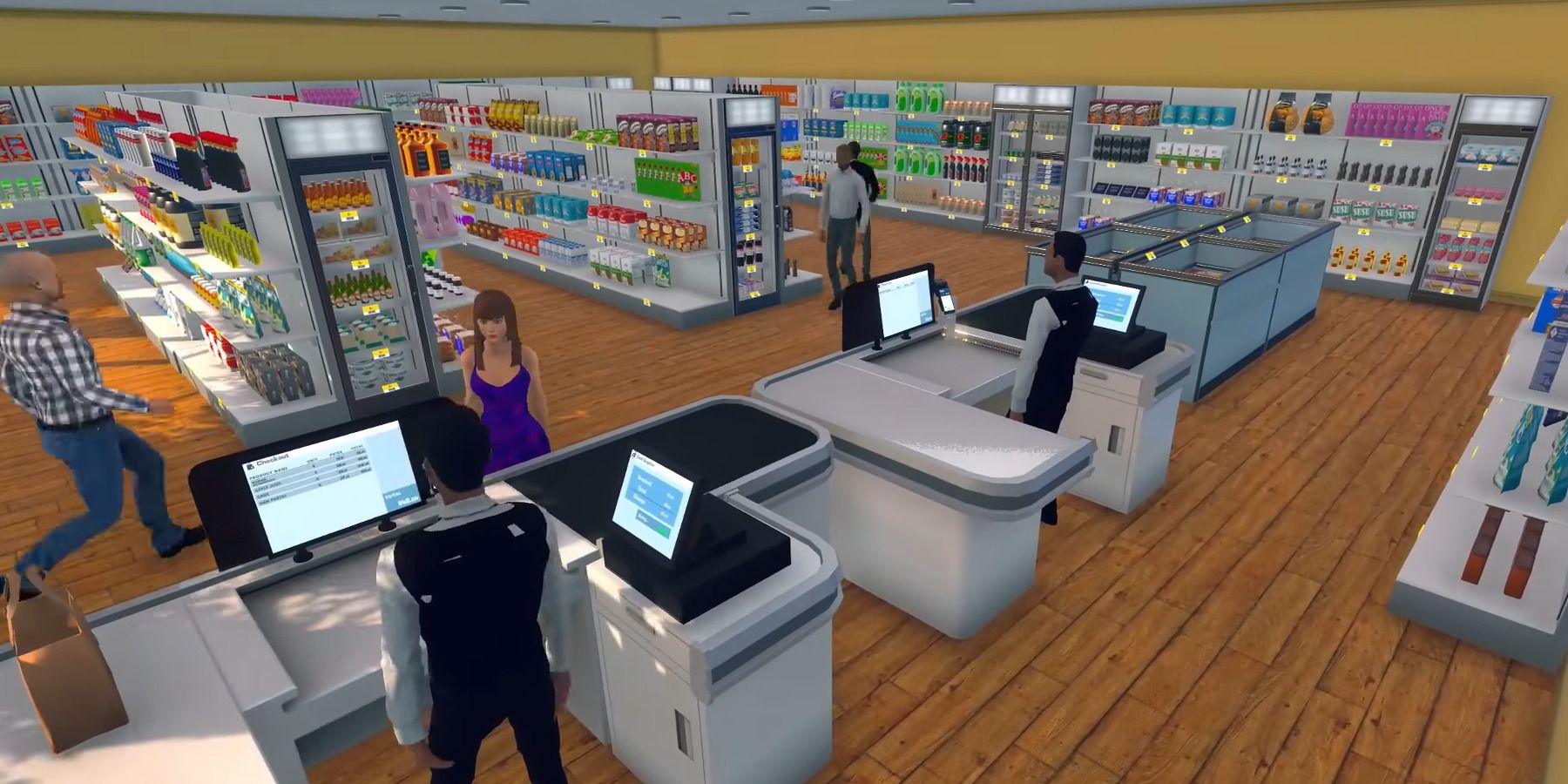 Supermarket Simulator Large Store