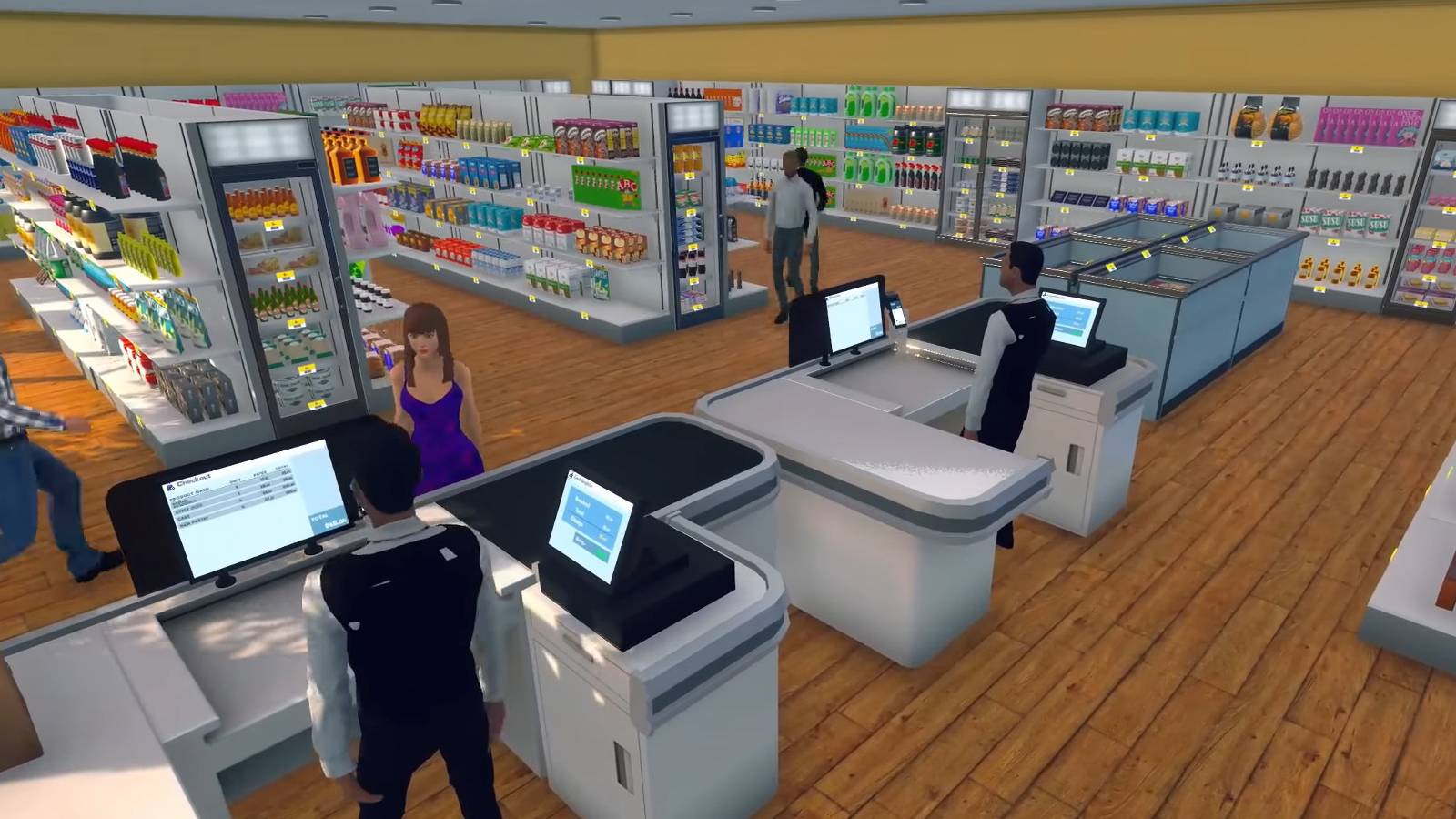 A Large Store in Supermarket Simulator 