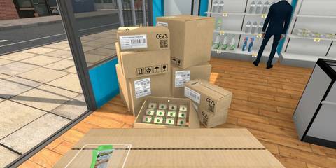 Unboxing Products in Supermarket Simulator 