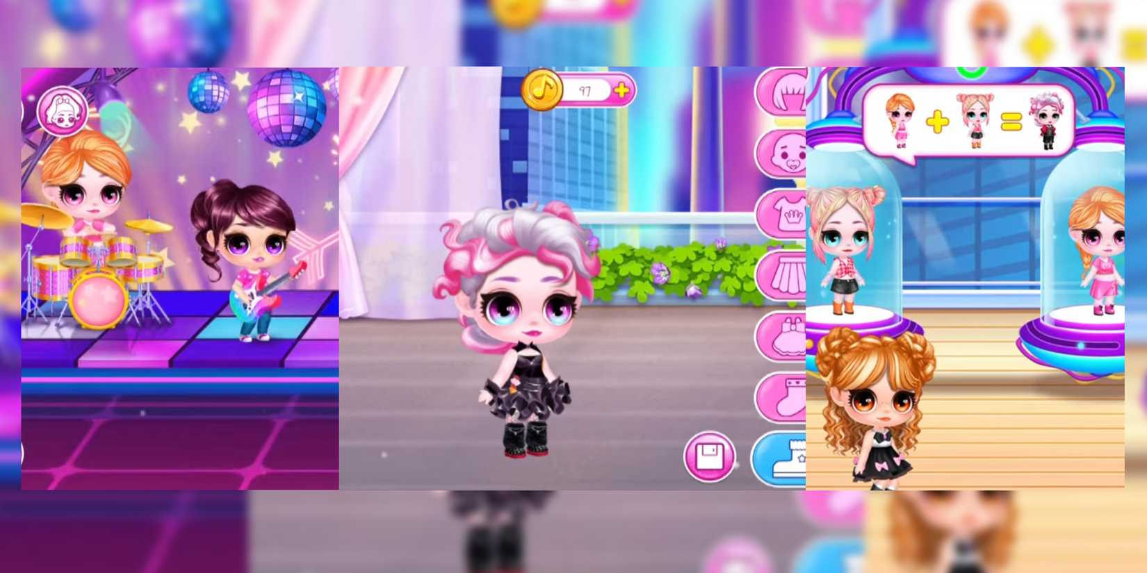 Sweety Doll Dress Up Games Doll Fusion or Breeding To Unlock New Dolls